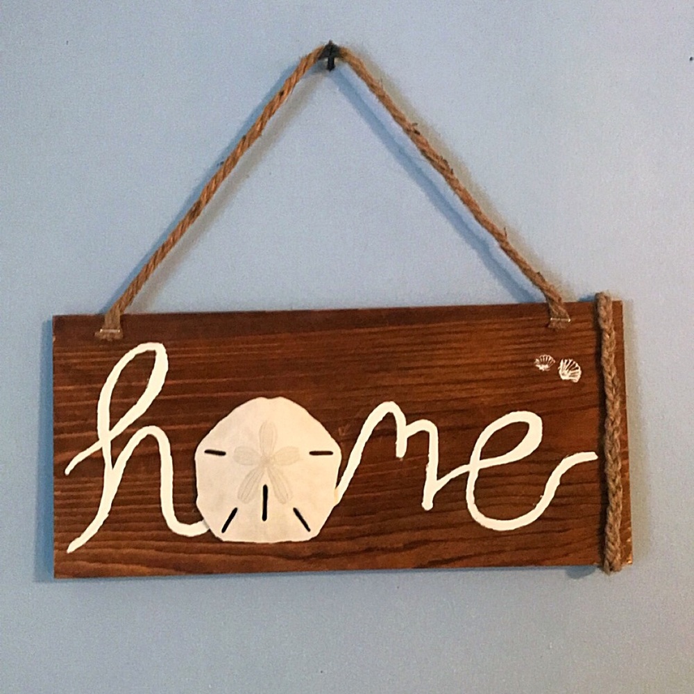 Sand dollar home sign